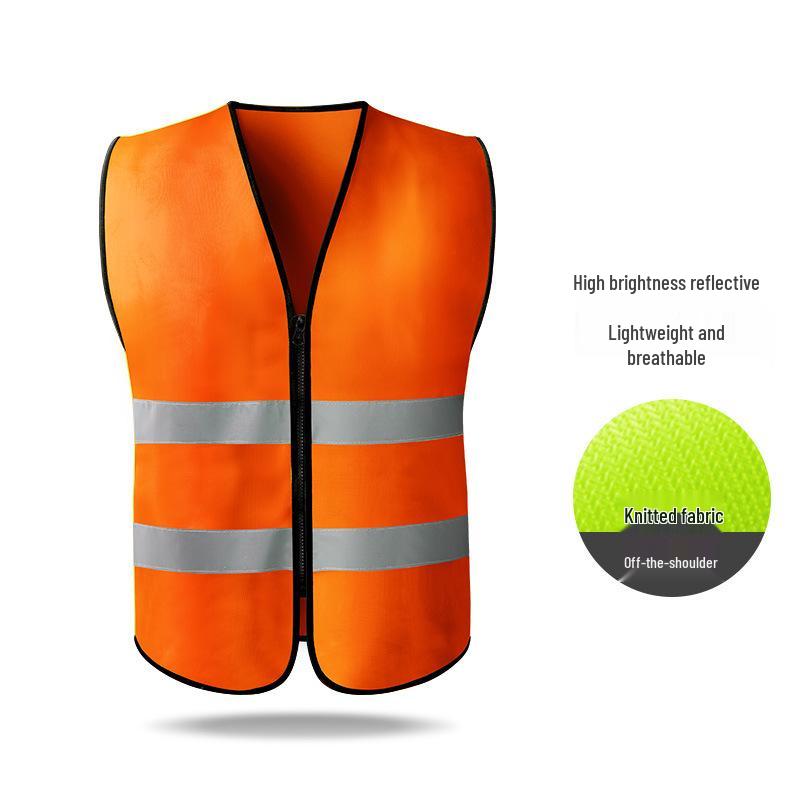 Hersteller-Sicherheitsweste mit mehreren Taschen und Reflektoren für Bau, Reinigung und Transport