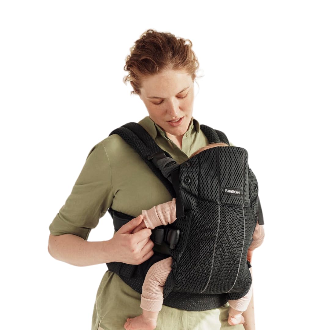 

HARMONY Baby Carrier for Comfortable Mesh Black BABYBJÖRN 0-36 Months, Material,