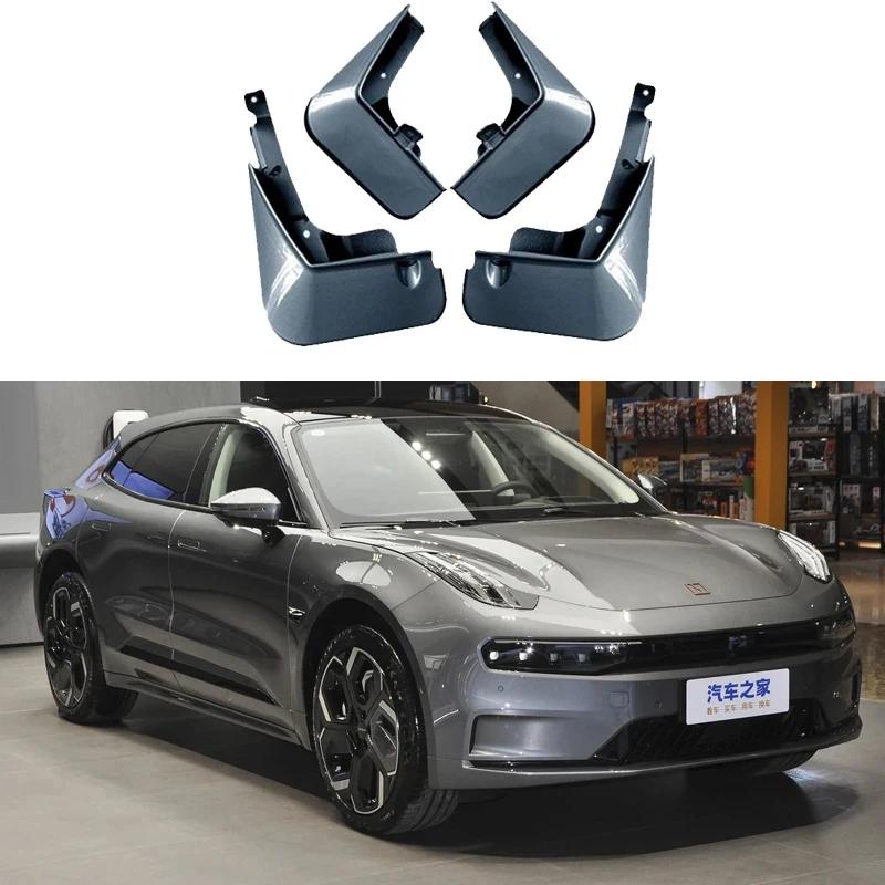 Voor Zeekr 001 2024 Accessoires    4 STuks Voorste Spatbord Spatlap Afdekking Achterspatborden Wielen Auto Accessoires