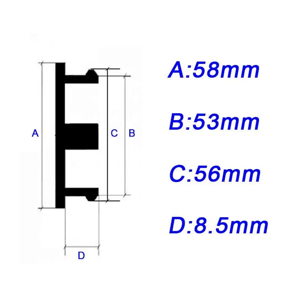 4PCS/Lot High Quality 58MM Car Wheel Center Hub Caps for ADVAN Racing WHEEL Emblem Logo Car Styling Accessories