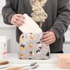 Borsa Termica Pranzo Colorata di Grande Capacità con Foglio di Alluminio, Borsa Bento Spessa, Borsa Termica per Pranzo e Conservazione