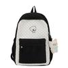 Schoolbag new Japanese ins style cute girl cartoon backpack student schoolbag large-capacity commuter anti-splashing backpack