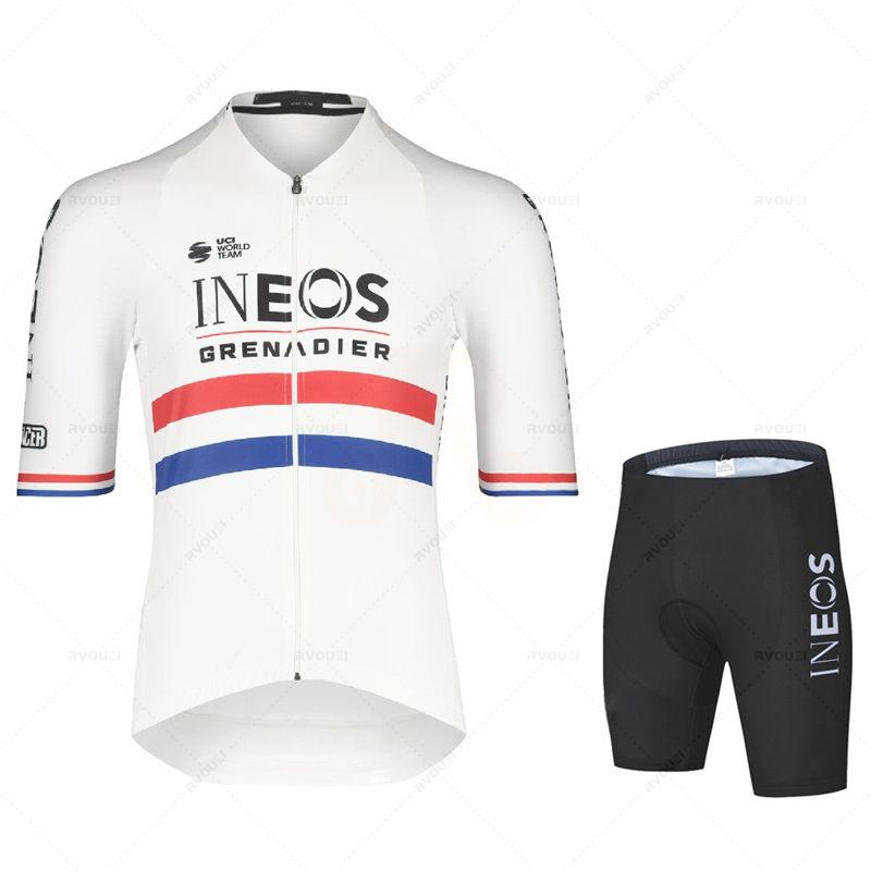 

2026 Limited Edition: Filippo Ganna Hour Record Bioracer Icon Cycling Jersey Set Summer Bicycle Suit Clothes Ineos Maillot Ciclismo XXL