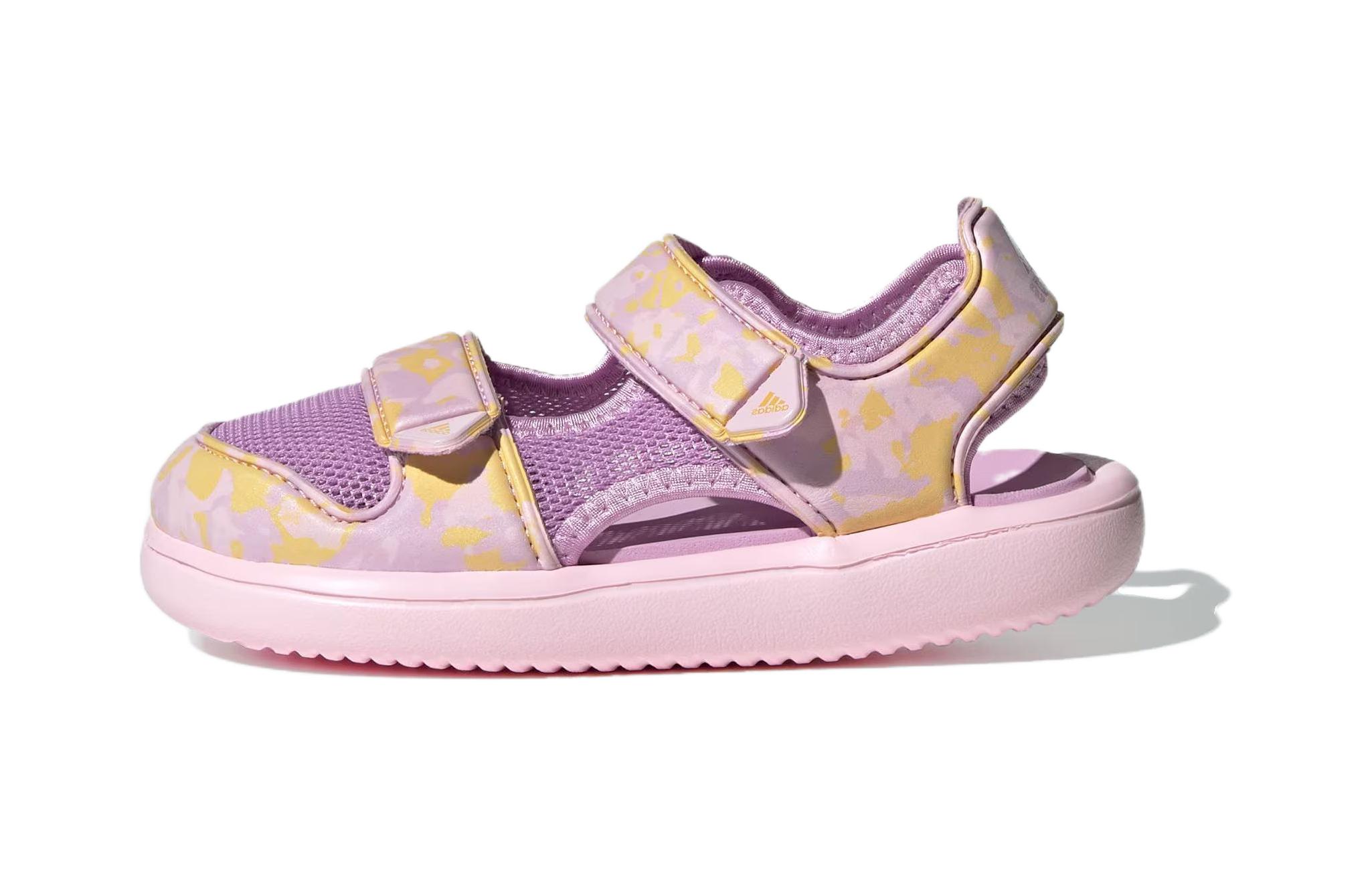 

Adidas Comfort Sandals Abrasion Resistant Breathable Children s Sandals Yellow Pink Pre school IE0302 28