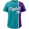 Trendige Marke Amerikanisches Baseball-Trikot kurzärmeliger Cardigan Harajuku T-Shirt Straßenpersönlichkeit Farbabstimmung Trikot Herren kurzärmeliges Baseball