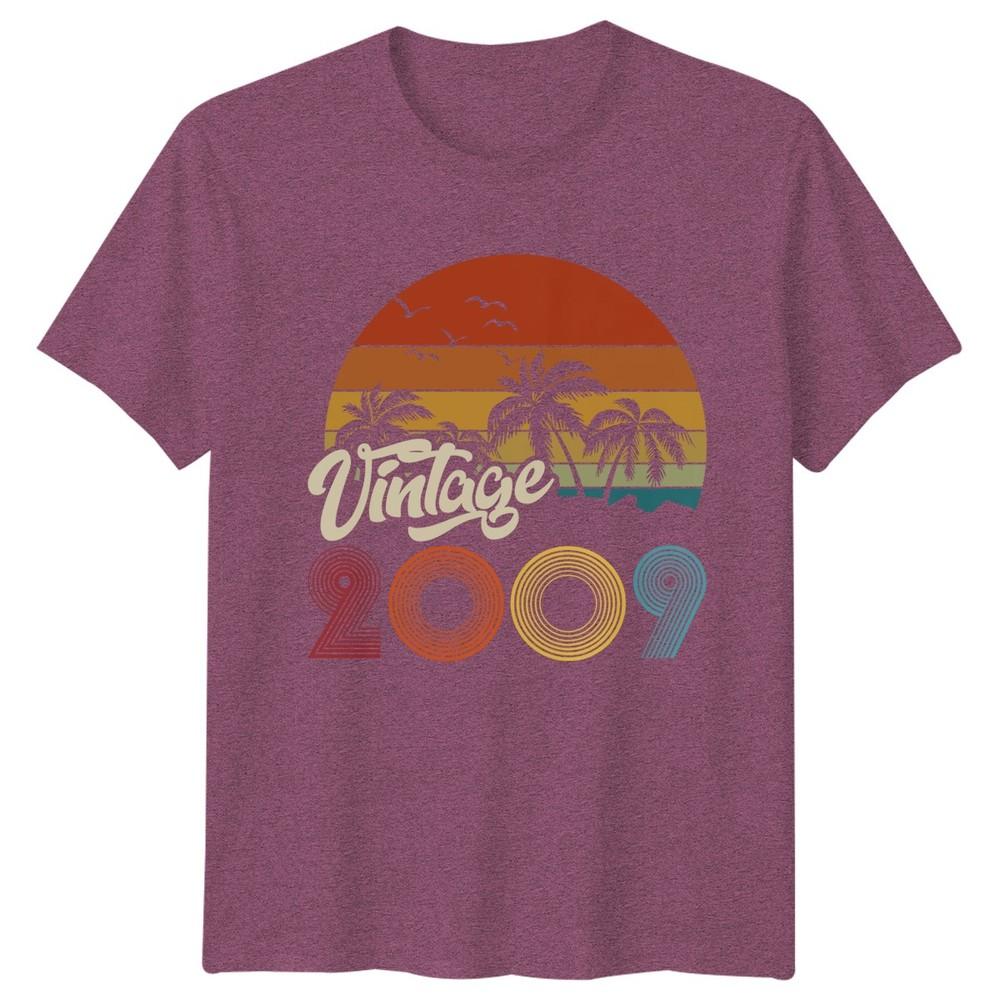 17th Birthday TShirt Vintage 2009 Birthday Party Gift Retro Tee For Unisex Unisex