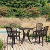 Exclusive House - 5-piece Bistro Set Cast Aluminum Bronze