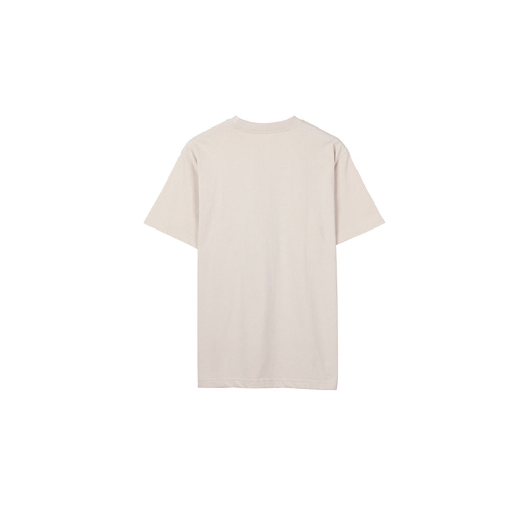New Era Printed Logo Short Sleeve T-Shirt Unisex T-Shirts Beige 12147608