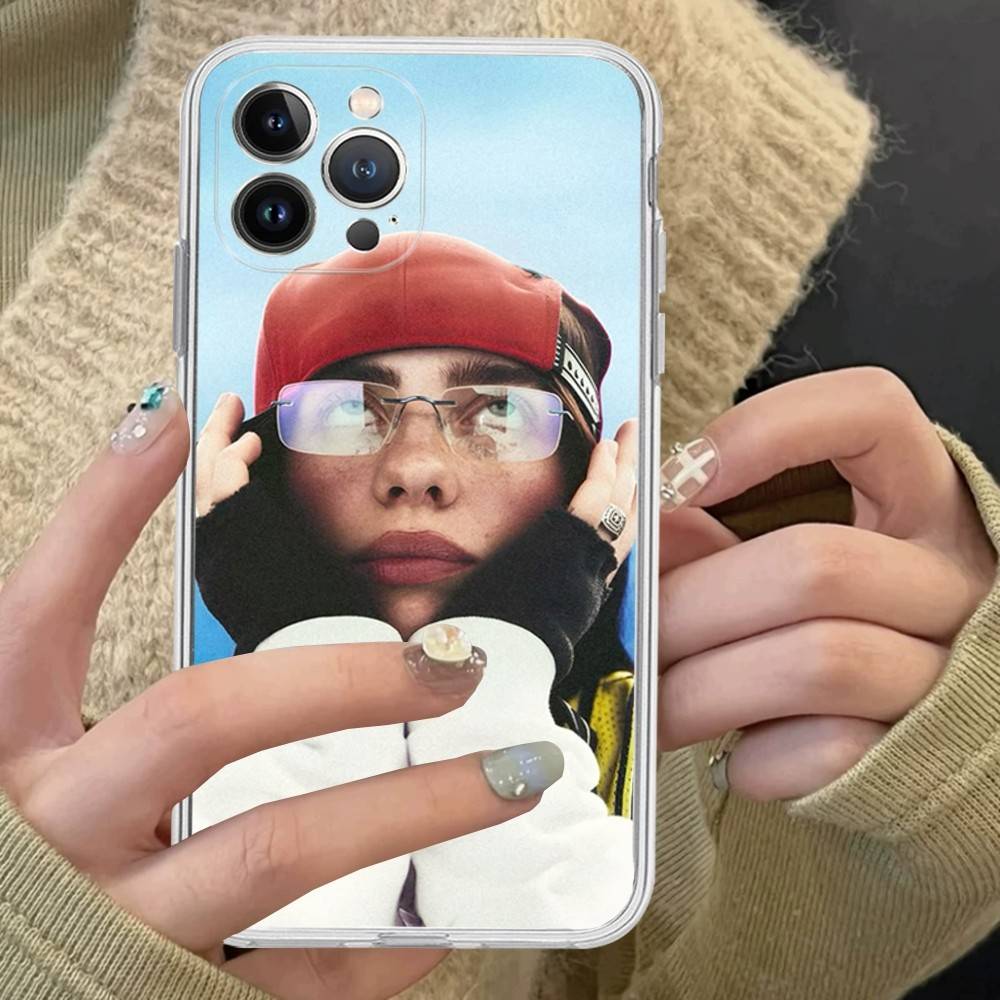 Pop Singer B-Billie Transparent Phone Case For IPhone 17 Air 16 Pro Max 15 14 13 12 11Plus Shockproof Cover