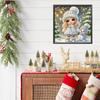 Snow Girl 5D DIY Diamond Art Painting Kits for Home Wall Decoration Diamond Art Kits DIY Gem Art Diamond Painting Kits 30x30cm