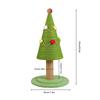 Weihnachtsbaum Katzenkratzbaum Cartoon Katze Kratzbaum Ästhetischer Baumschmuck Natursisal Katzenkratzbrett für Kätzchen