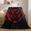 Halloween horror thriller theme Stranger Things blanket, home warming, four season bed decoration, sofa cover, flannel throwing blanket K11