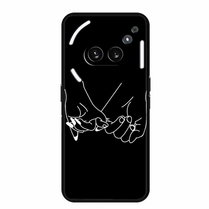 Nothing Phone 2A Luminous Hole TPU Case - Personalized Simple Color Design