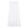 Women's Mid-Length A-Line White Lace Patchwork Skirt - Spring 2025 Collection