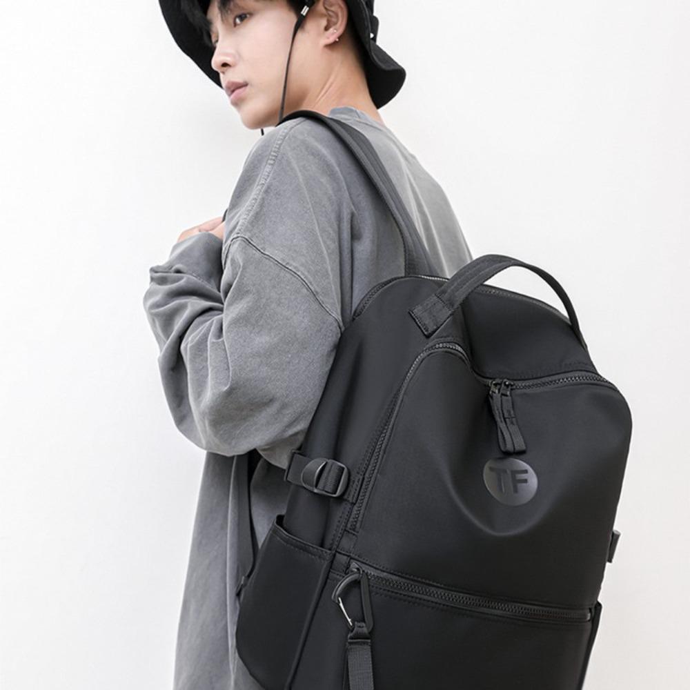 Male and Female Couples Large-capacity Backpack Large-capacity High-end Multi-functional College Junior High School Backpack