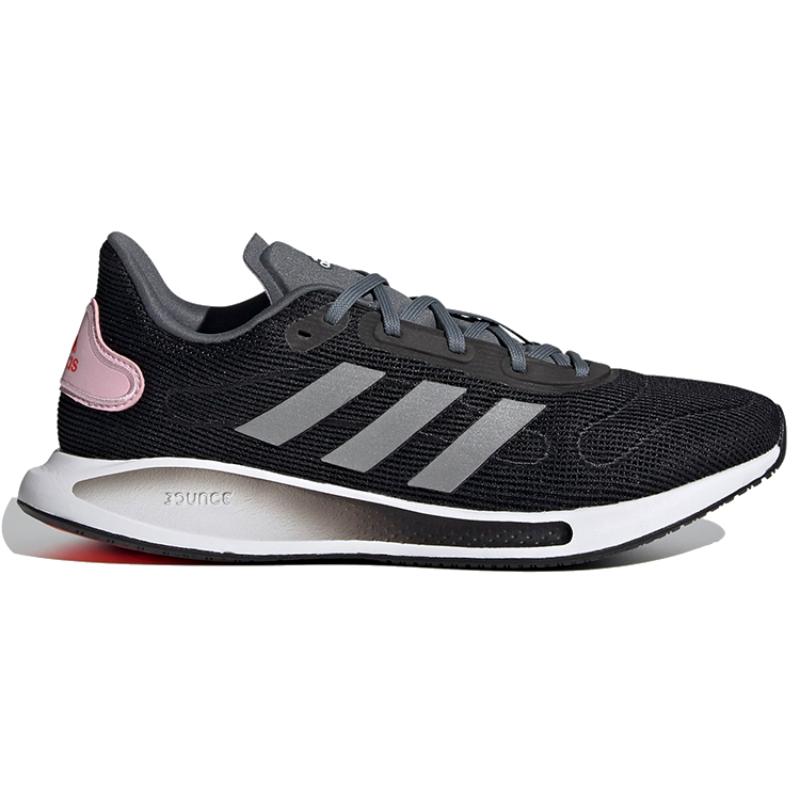 Adidas Women's Galaxar Run 'Black Fresh Candy' Sneakers FW1185