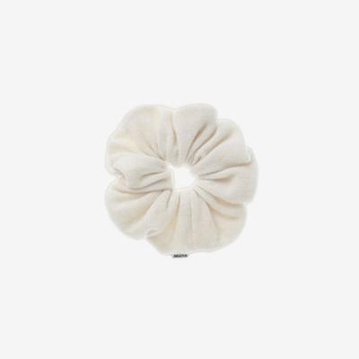 MUKHA CASHMERE KNIT SCRUNCHIE LARGE (IVORY)