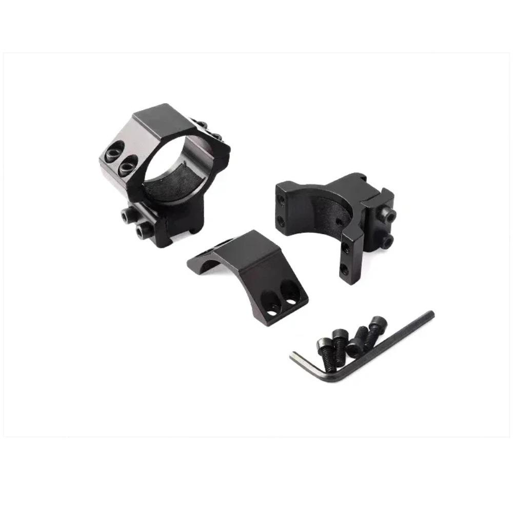 25.4/30mm Rifle Scope Mounting Ring Flashlight Dovetail Picatinny Rail Base Fixed Aluminium Stop Pin Hunting