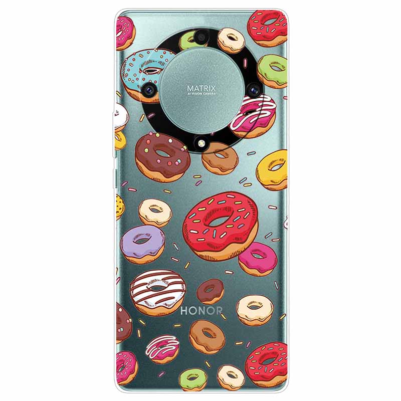 Custodia per Honor Magic6 Lite 5G Trasparente TPU Silicone Funda Capa per Honor Magic 6 Lite Coperture Morbide Magic6Lite Trasparenti Coques borsa