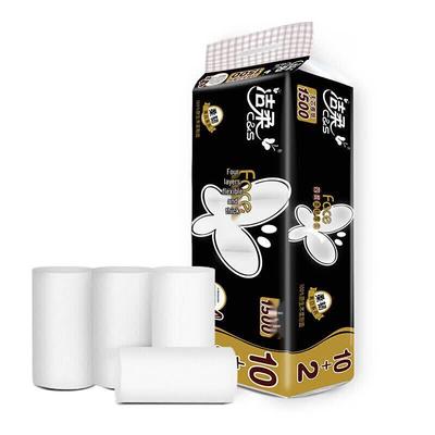 Black FACE 4-Ply Coreless Toilet Paper