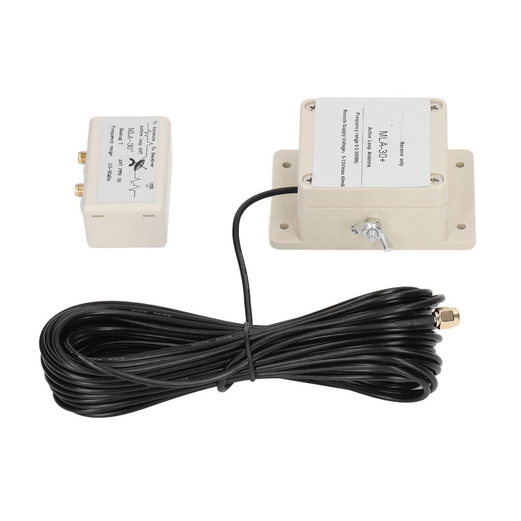 Active Loop Antenna Short Medium Wave Radio Receiving Antenna Built In Low Noise Amplifier DC5?12V