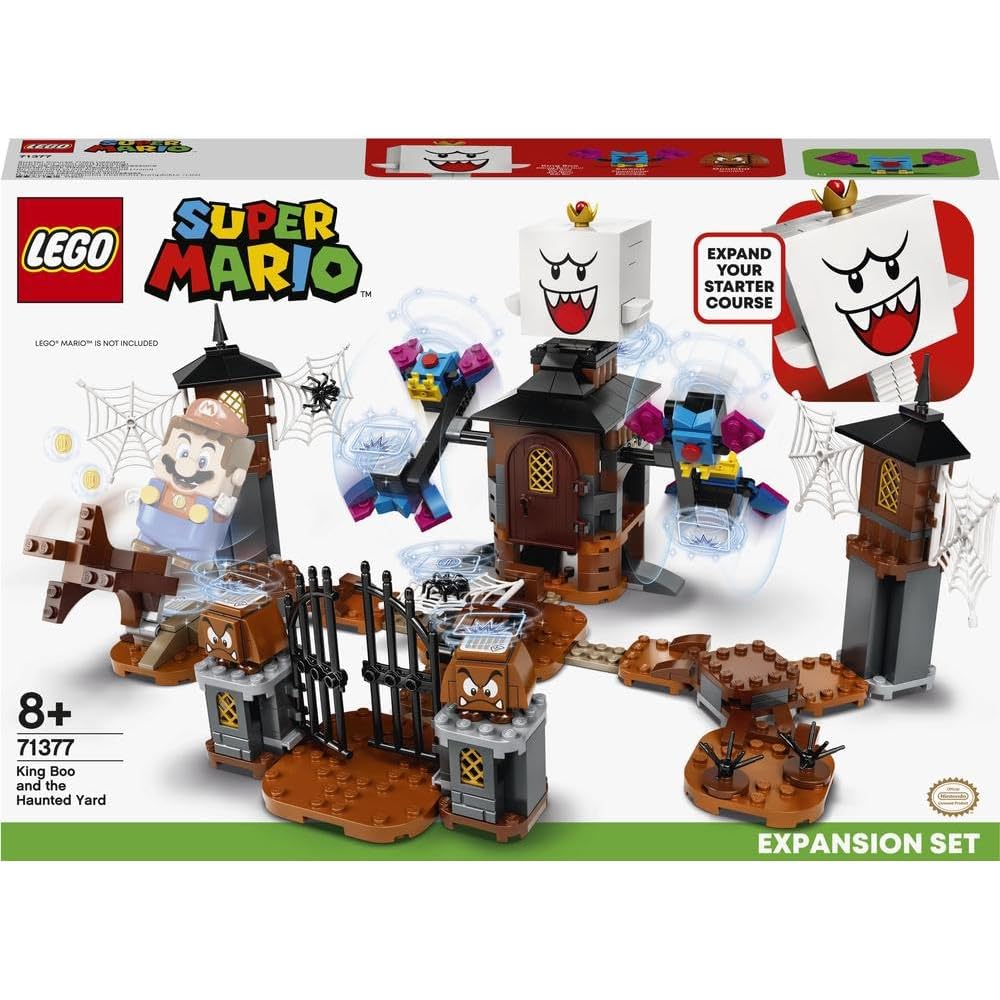 LEGO Super Mario Bowser and King Boo's Haunted Yard Challenge Building Set 71377