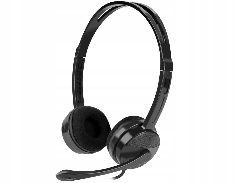 Natec Canary Go Headphones with Microphone, Black