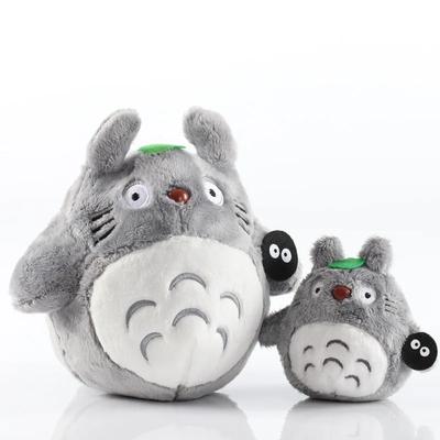 Skladem 12-20 cm plyšový Totoro Roztomilý plyšový kočka Japonská anime panenka Totoro Lotosový list Dětská hračka Dárek k narozeninám Vánocům Panenka