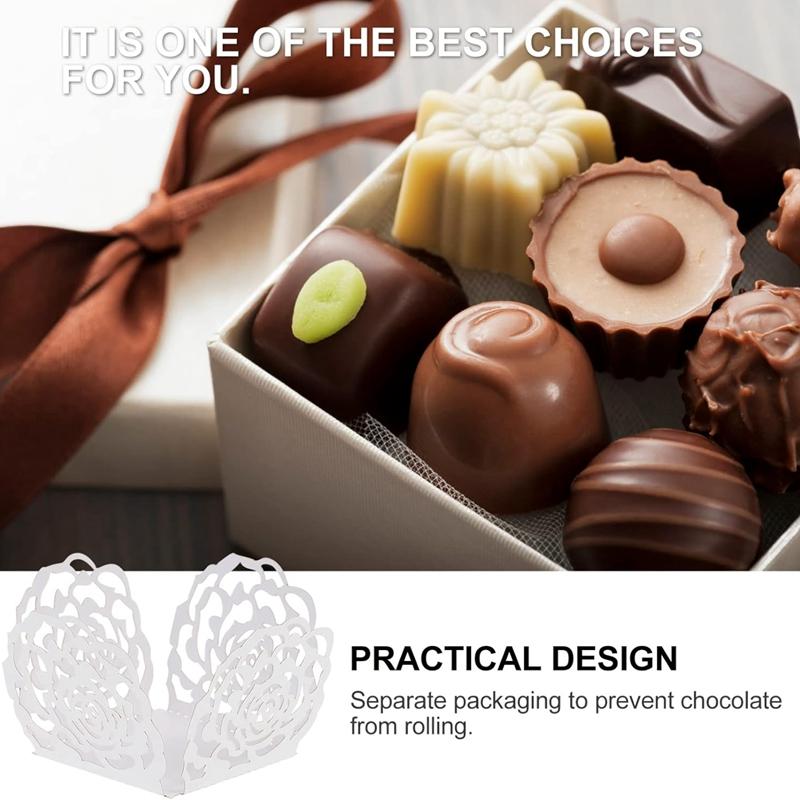 30/50 ks Obaly na čokoládu Svatba Lanýžové bonbony Papírová krabička Mini Pečicí košíčky Podnos na muffiny pro Dekorace na narozeninovou oslavu Potřeby