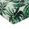 Outdoor Sofa Cushions 3 Pcs Leaf Pattern Polyester
