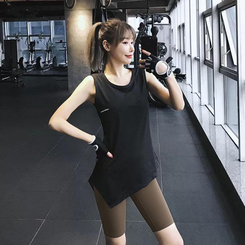 Women's Quick-Dry Ice Silk Sleeveless Sports Vest for Summer Yoga, Running, Fitness, and Training