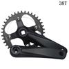 GANOPPER Mountainbike Kurbelgarnitur 104BCD Nicht-Einteiler Kettenblatt 32/34/36/38T