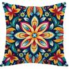 Vikama Mandala Throw Pillow Set - Double-Sided Printed For Living Room Sofa Cushions, Bedroom Pillows, Home Decor