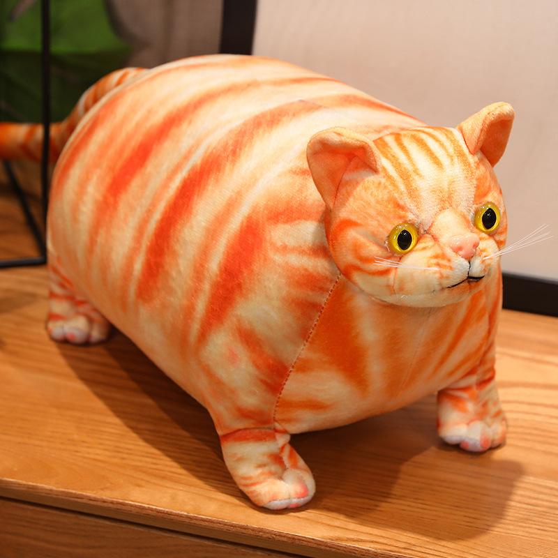 

Cute chubby cat doll plush toy cute cat doll children s company soothing pillow rag doll 30cm（0.35kg）