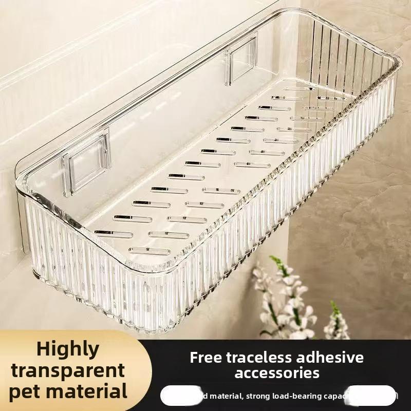 

Настенная раковина без сверления и полка для хранения косметики на стене 1PC