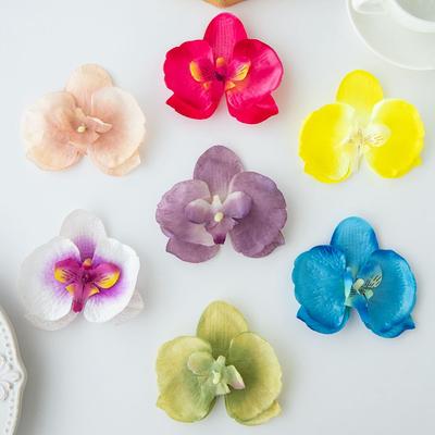 5/10pcs Silk Artificial Simulation Flower Moth Orchid Home Vase Outdoor Garden Wedding Decor DIY Gift Christmas Wreath Festival