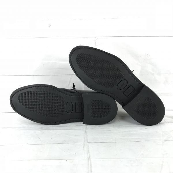 80s-90s? Vintage USA Made/CAPPS/Service Shoes Plain Toe/25.5/Black/(USED)