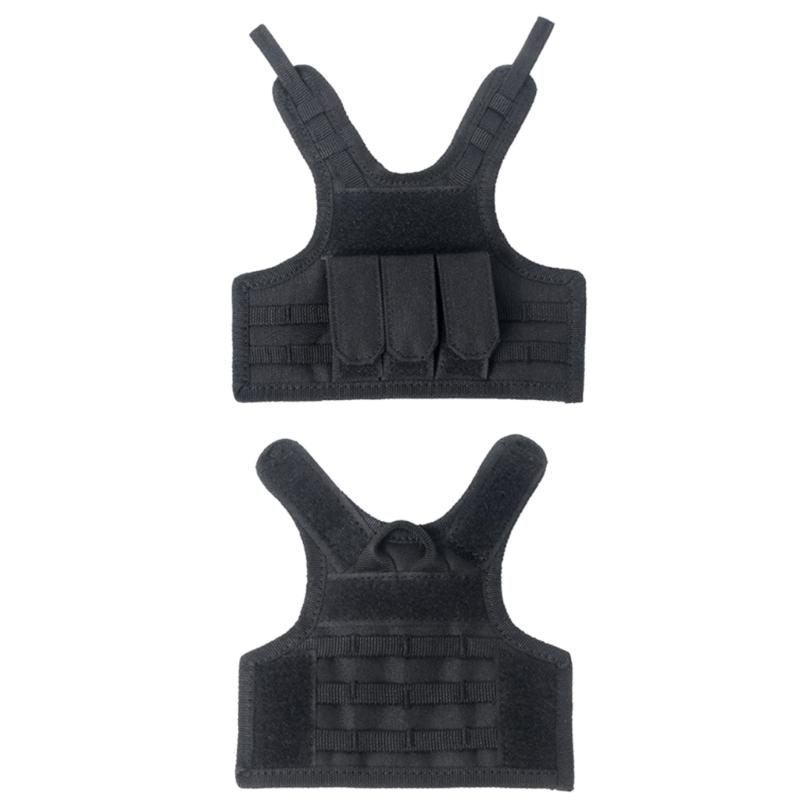 Adjustable Drink Bottle Vests Tactical Beer Bottle Vest Miniature Molle Vest for Cans or Bottles Decoration Easy To Use