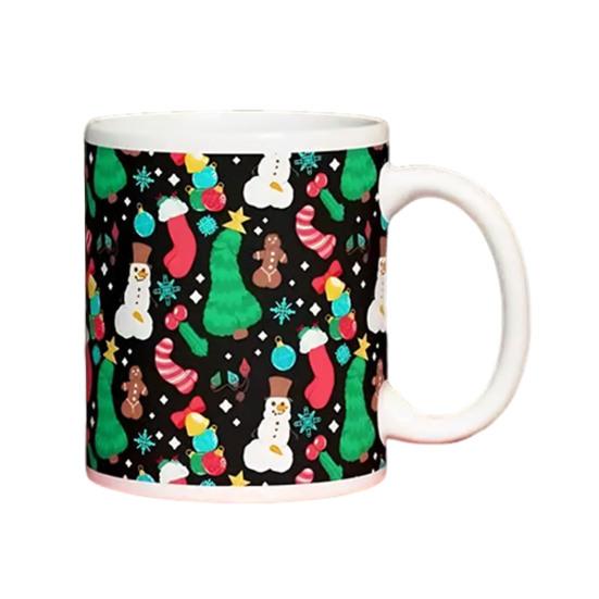 Personalized Christmas Coffee Cup Handcrafted Resin Mug Creative Large Capacity Hot Cold Drinks Mug for Home & Office Use