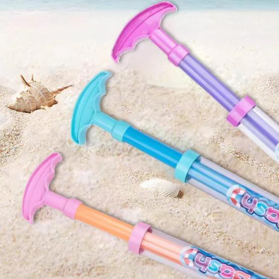Water Shooter Toy for Kids Sparklers Effect High Pressure Beach Water Squirter Beach Pool Party Toy Pulling Tube Design