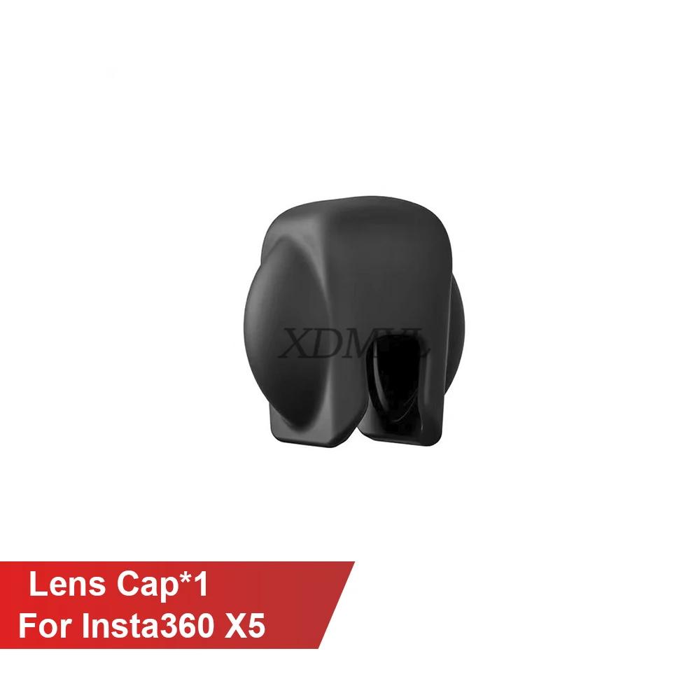 Magnetische Adapterhalterung/Gehärtete Folie/Silikon-Basiskörperhülle Objektivdeckel/Metall PC Kaninchenkäfig Für Insta360 X5 Kamerazubehör