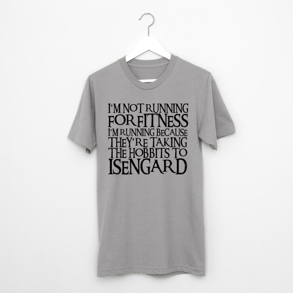 Hobbits To Isengard TShirt Middle Earth Jogging Top Tee Clothing Graphic Short Sleeve Shirt Unisex Unisex Women AllSeason