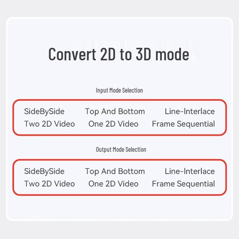 TCHD 1080P 60Hz 2D to 3D Video Converter