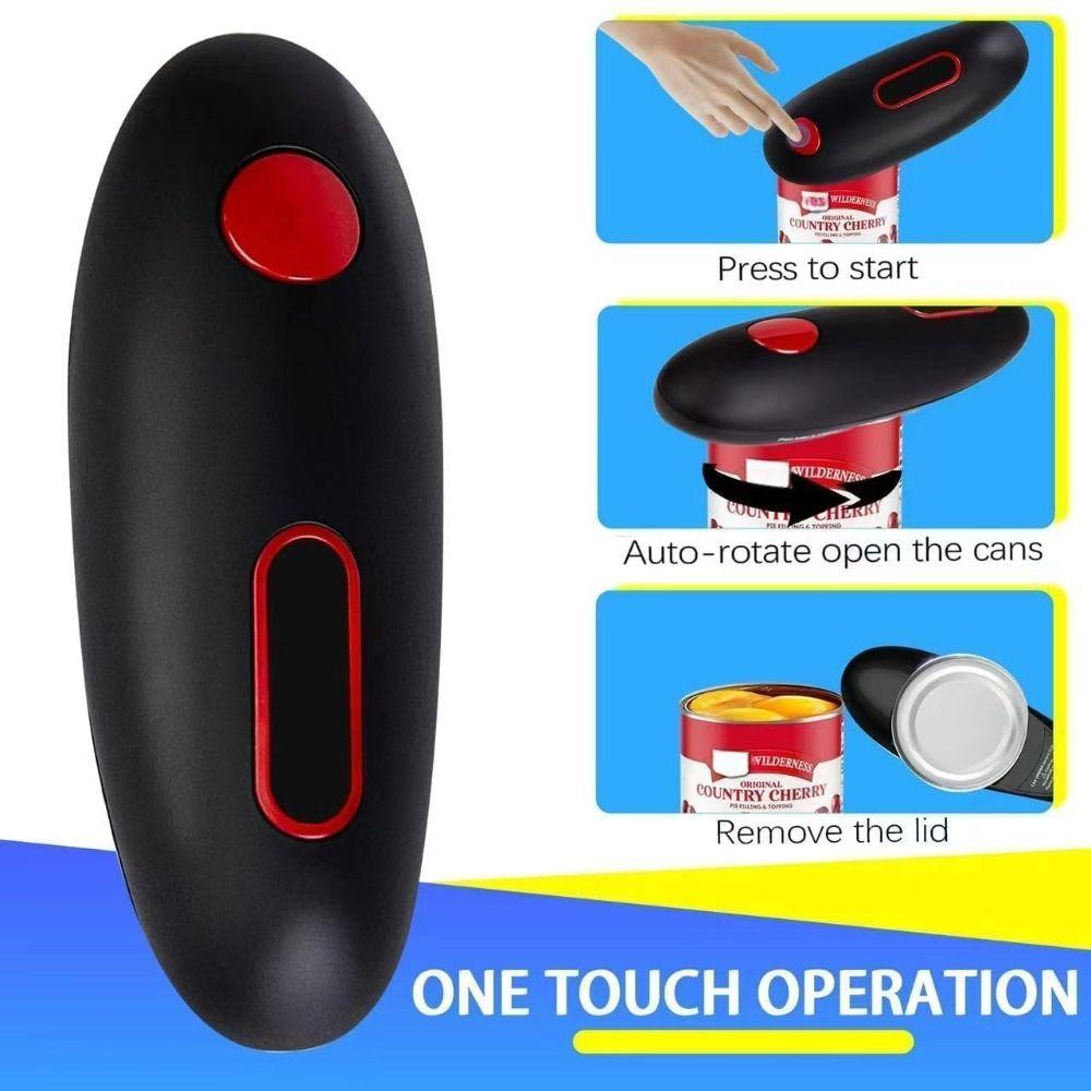 With One-Touch Operation Automatic Can Opener Multifunctional Jar Opener  Kitchen Tools