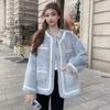 Korean version of fashion autumn and winter new Xiaoxiangfeng imitation lamb wool coat women's loose thickened design top tide
