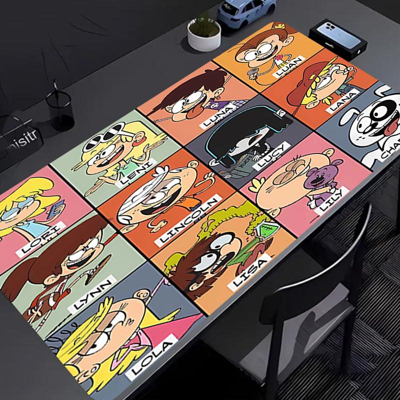 The Loud House2 Mouse Pad - Non-Slip Rubber Base, Smooth Surface for Work,Gaming,Office,And Home Use, Desk Mouse Pad