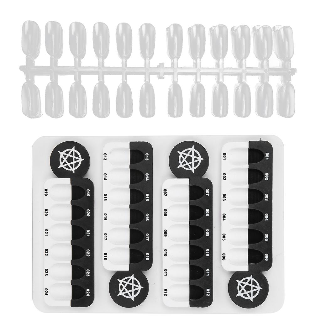 24 Grids Nail Color Display Board Magnetic Nail Display Rack Color Showing Shelf Card Chart