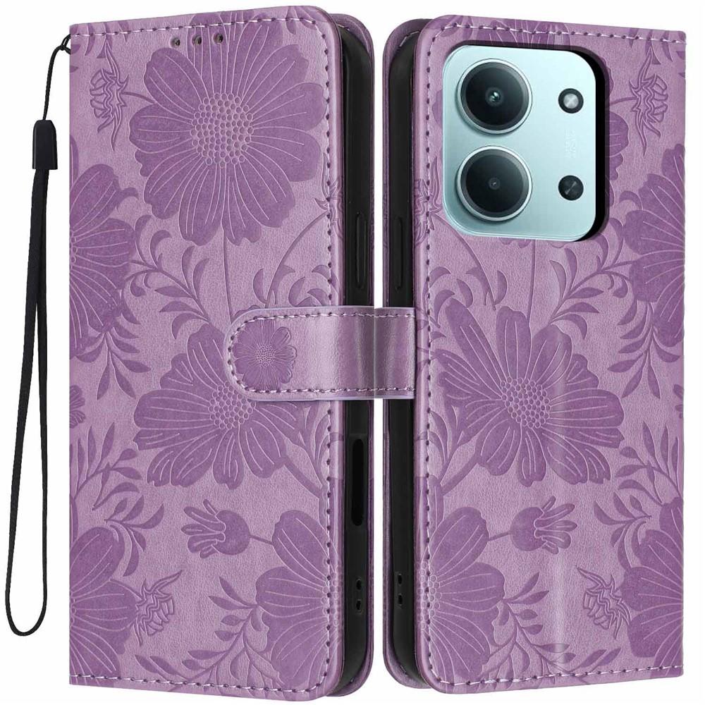 Wallet Case for Universal Cases - Leather/PU, Purple, With Lanyard