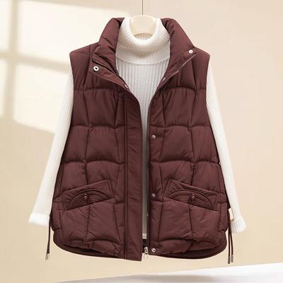 Korean Version of The Short Short Relaxed Fit Vest Vest Vest for Women In Autumn and Winter