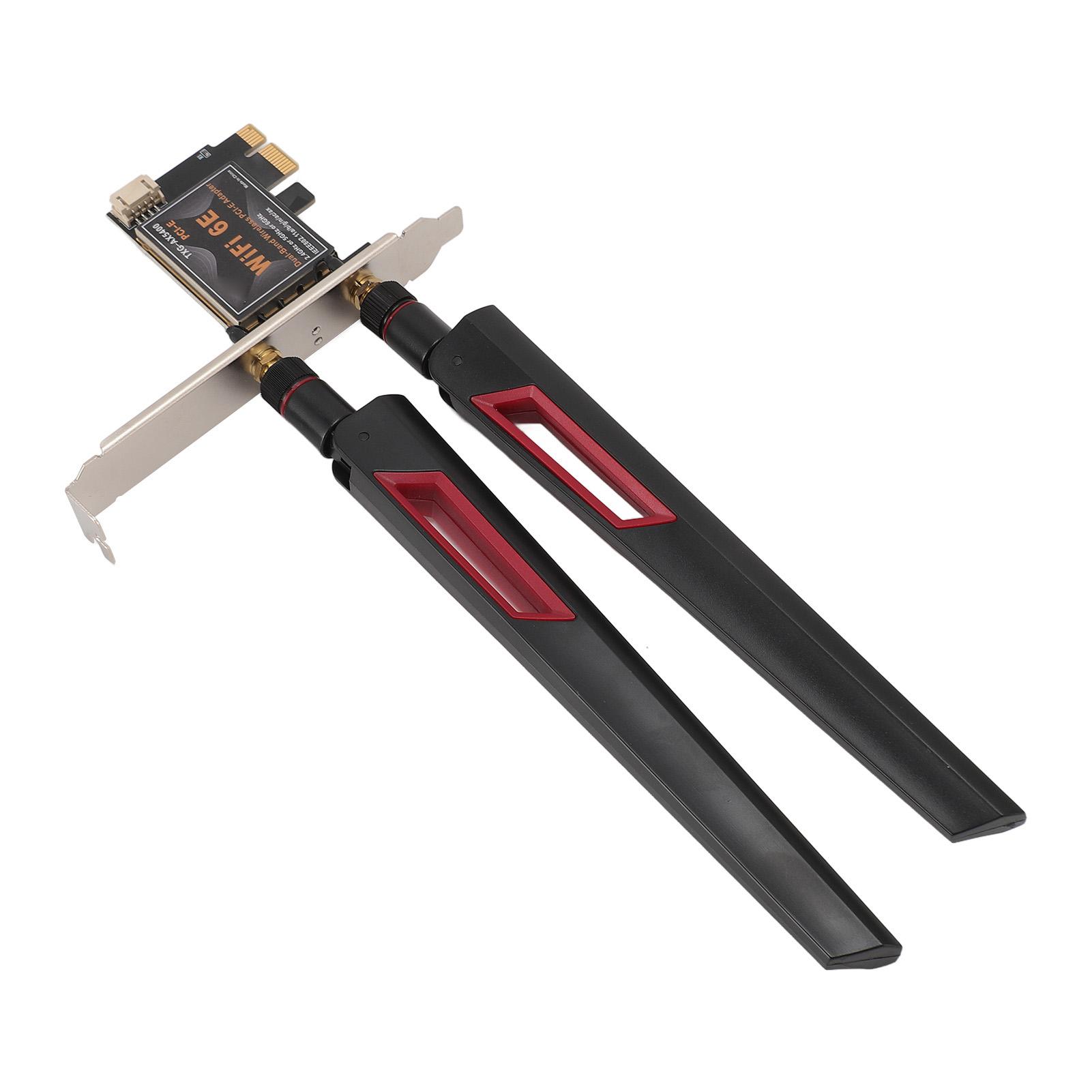 

QCNFA765 Карта WiFi 6E 6000 Мбіт/с 2,4 ГГц 5 ГГц 6 ГГц Bluetooth 5.2 PCIEx1 Адаптер бездротової мережевої карти для